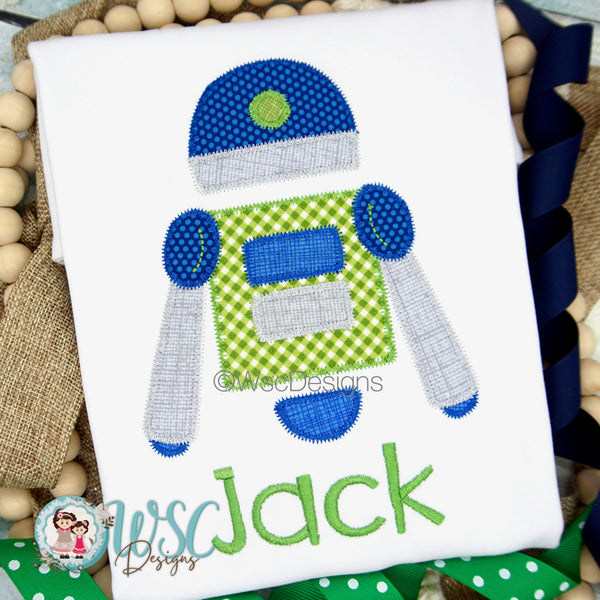 Boy Square Robot Shirt with customized name