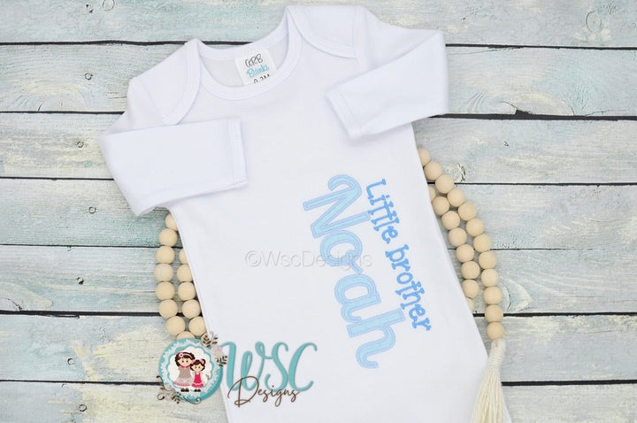 Baby Coming Home Gown, Little Brother Outfit - WSC-Designs Boutique