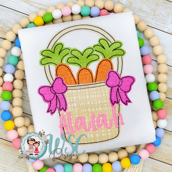 Baby Girl Custom Easter Basket Shirt - WSC-Designs Boutique