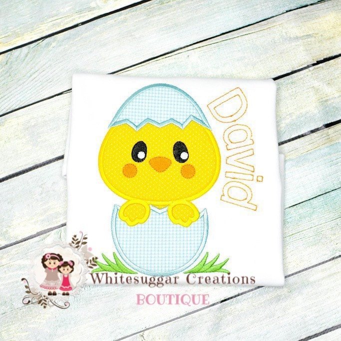 Boy Easter Peeking Chick Outfit - WSC-Designs Boutique