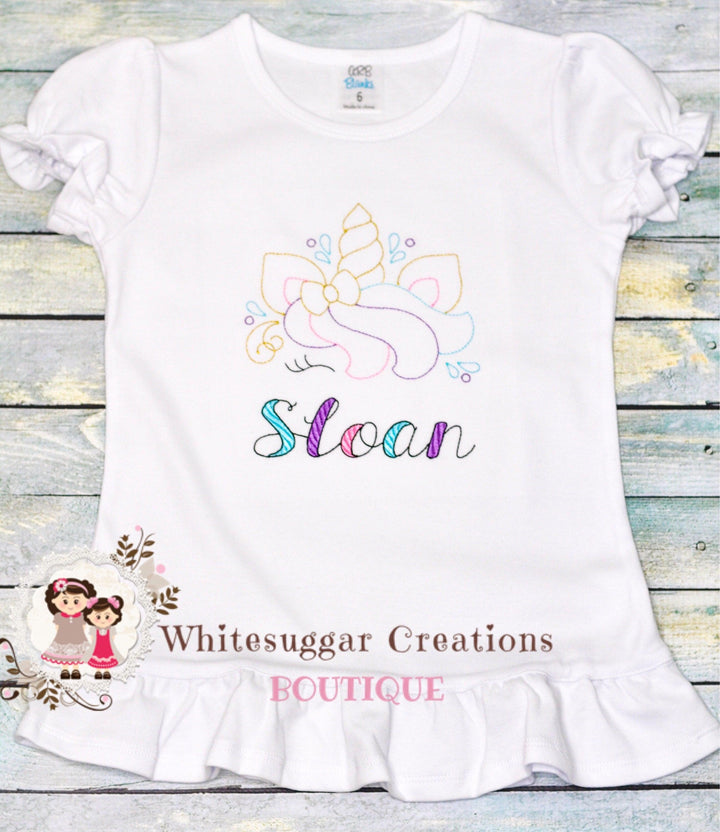 Girl Vintage Unicorn Shirt - WSC-Designs Boutique