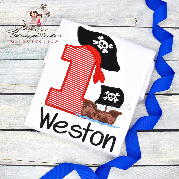 Pirate 1st Birthday Outfit - WSC-Designs Boutique