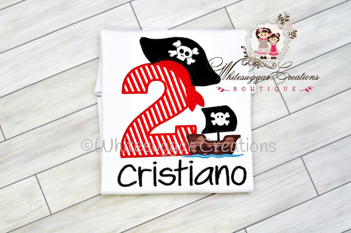 Pirate Birthday Shirt for Boys - WSC-Designs Boutique