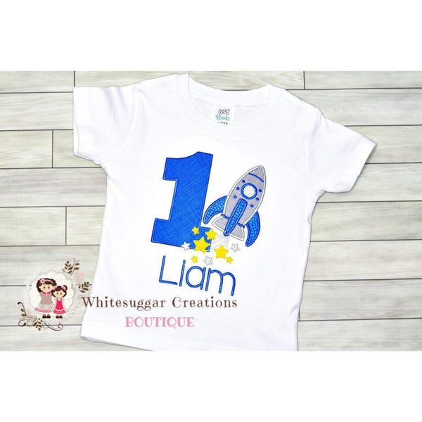 Rocket Birthday T-Shirt for Boy - WSC-Designs Boutique