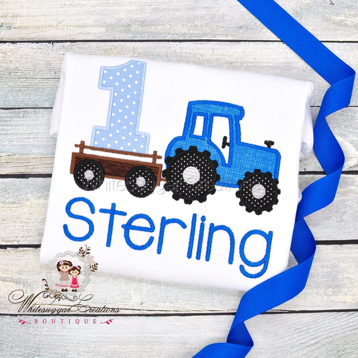 Tractor Birthday Shirt for Boys - WSC-Designs Boutique